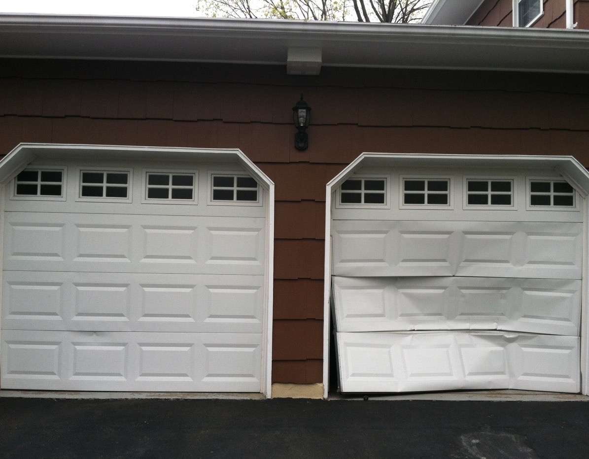 Garage door repair vs replace