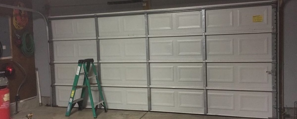 Garage door repaired